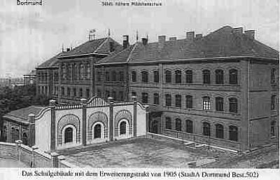 Das Schulgebäude des Goethe-Lyzeums nebst Oberlyzeum